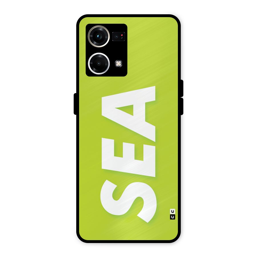 Amazing Sea Metal Back Case for Oppo F21s Pro 4G