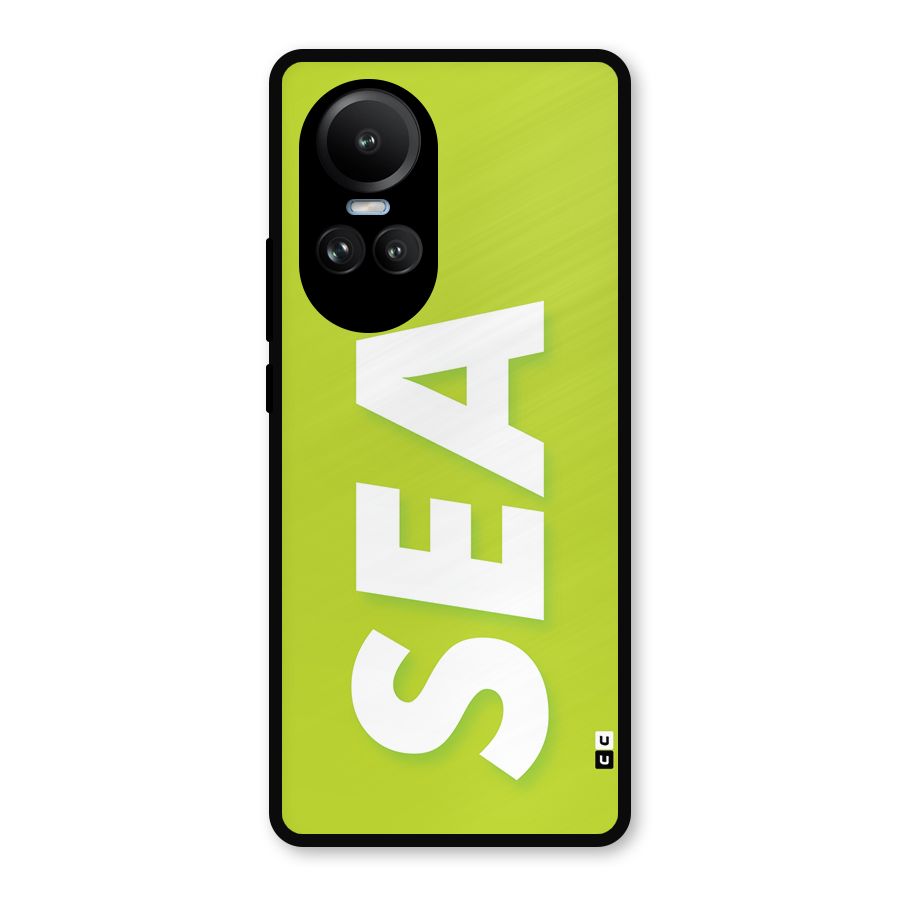 Amazing Sea Metal Back Case for Oppo Reno10