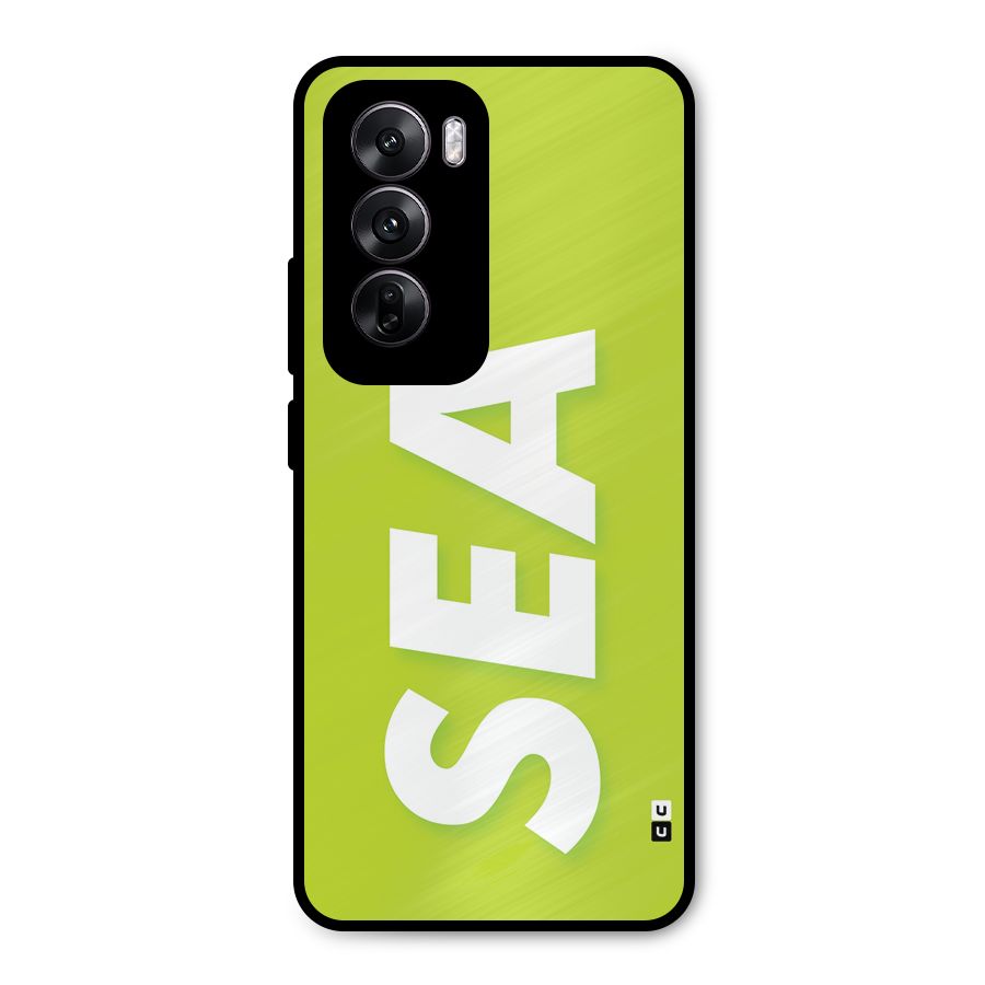 Amazing Sea Metal Back Case for Oppo Reno12