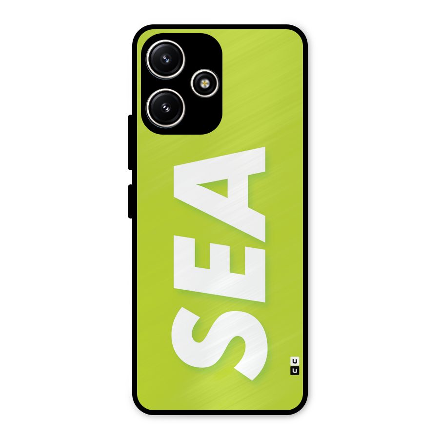 Amazing Sea Metal Back Case for Poco M6 Pro