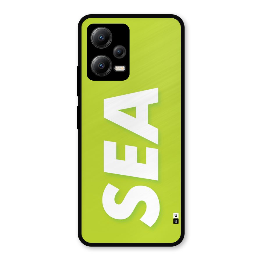 Amazing Sea Metal Back Case for Redmi Note 12 5G