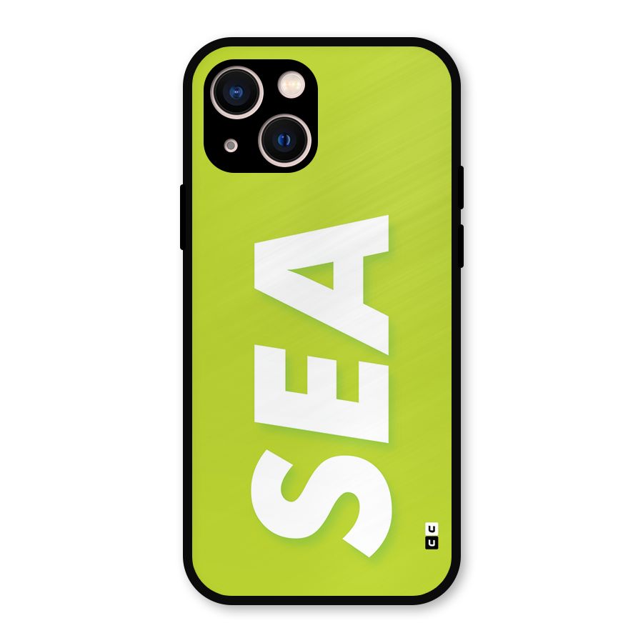Amazing Sea Metal Back Case for iPhone 13