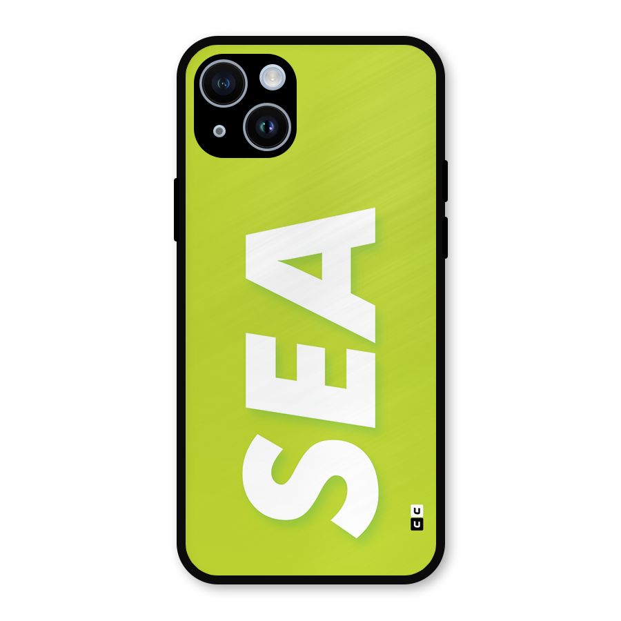 Amazing Sea Metal Back Case for iPhone 14
