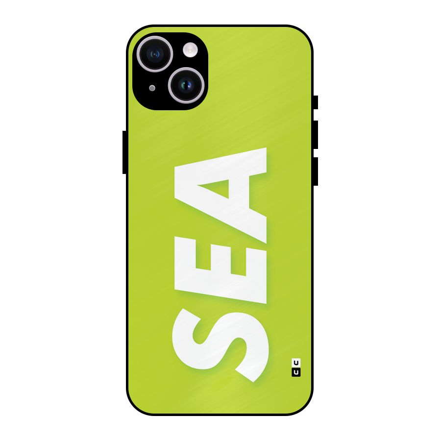 Amazing Sea Metal Back Case for iPhone 14 Plus