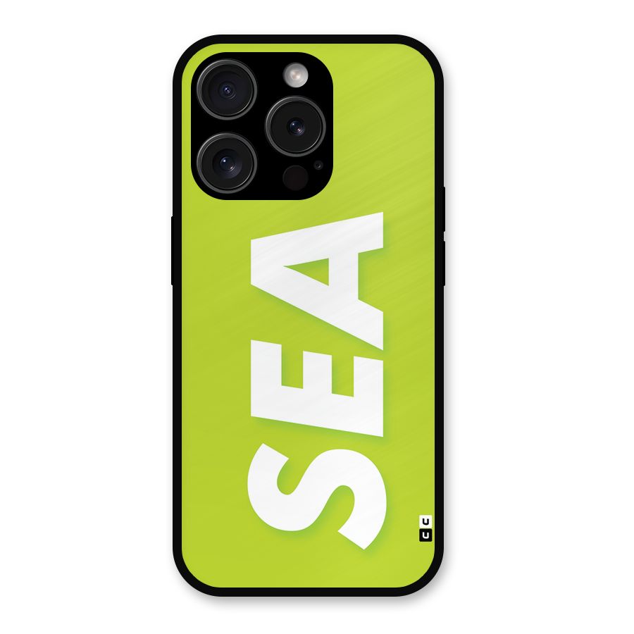 Amazing Sea Metal Back Case for iPhone 15 Pro