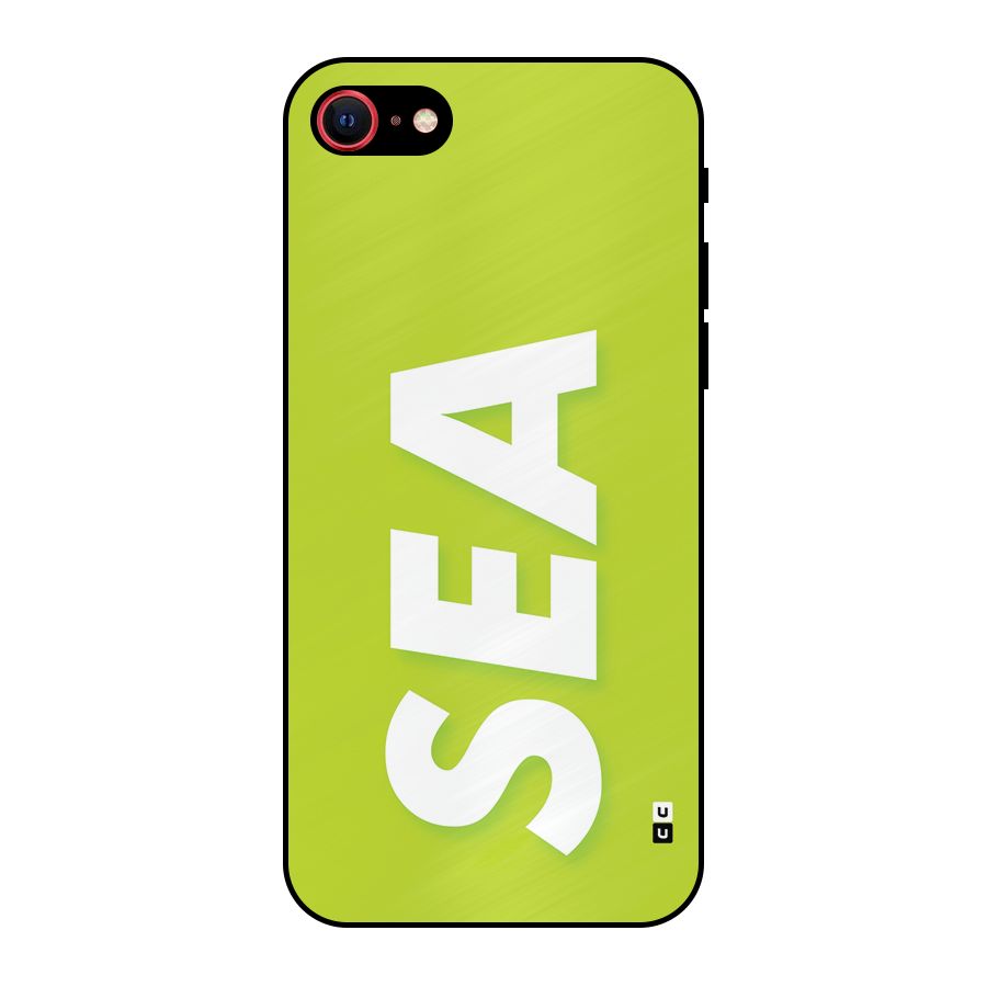 Amazing Sea Metal Back Case for iPhone SE 2022