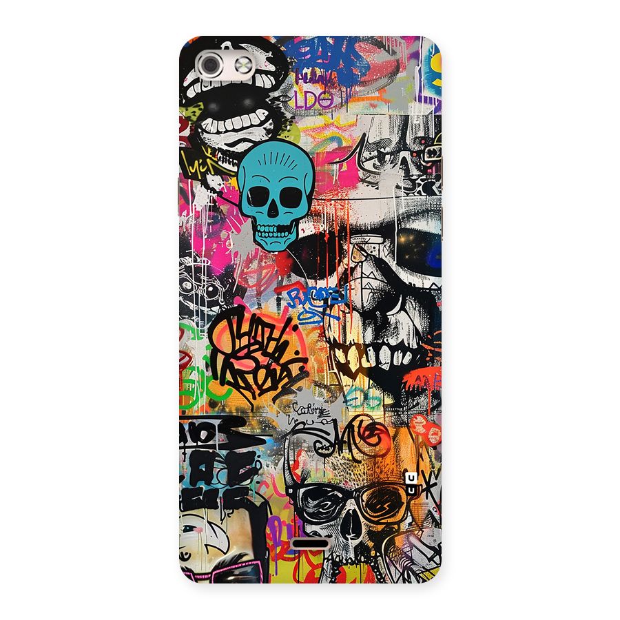 Amazing Street Art Back Case for Canvas Silver 5