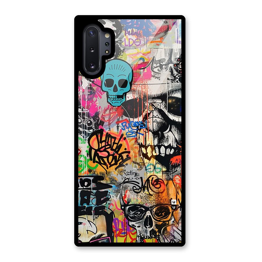 Amazing Street Art Glass Back Case for Galaxy Note 10 Plus