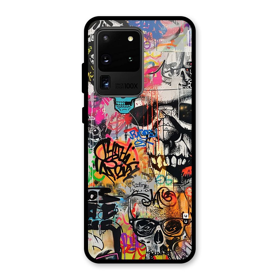 Amazing Street Art Glass Back Case for Galaxy S20 Ultra