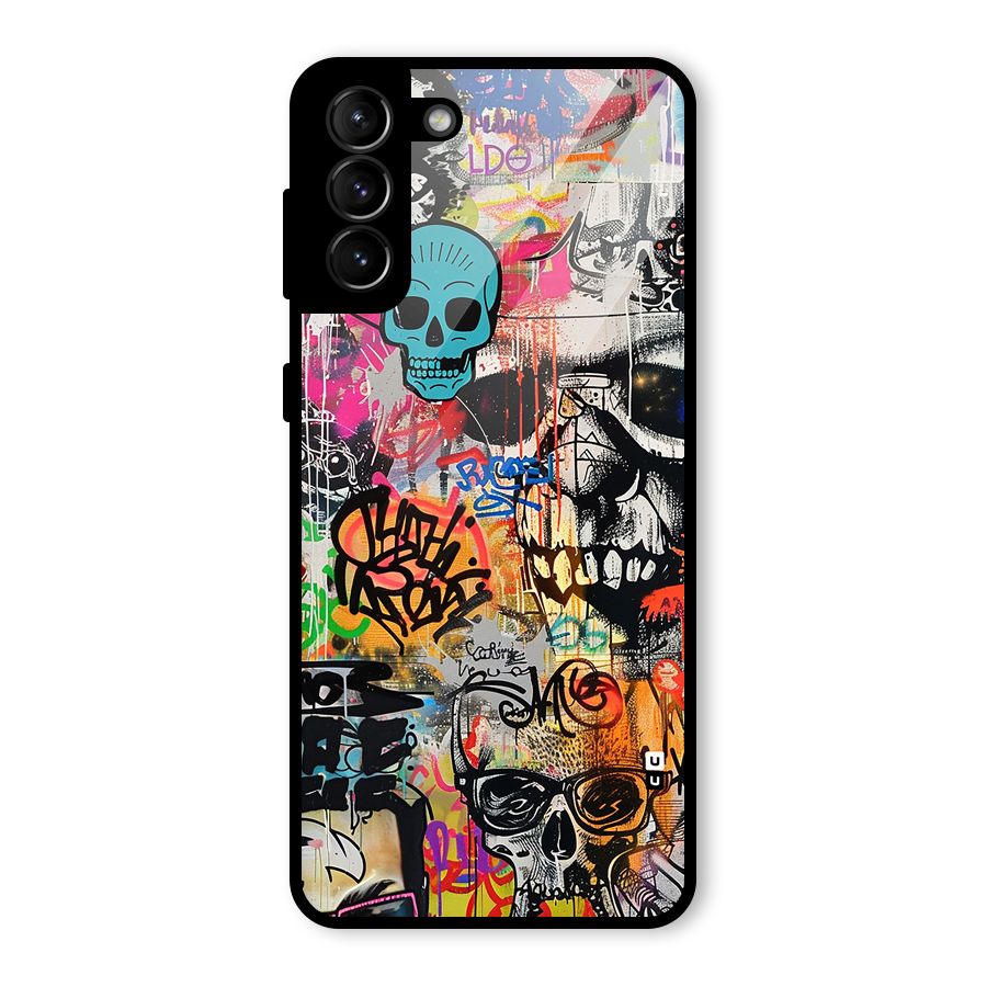 Amazing Street Art Glass Back Case for Galaxy S21 Plus