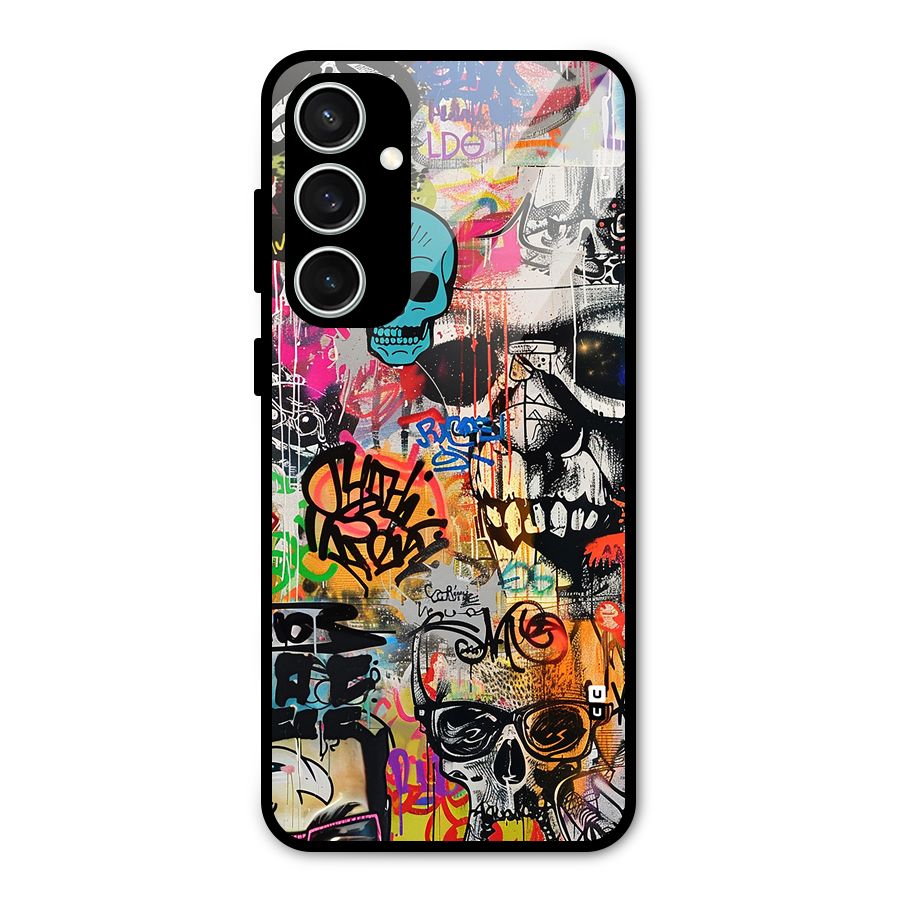 Amazing Street Art Glass Back Case for Galaxy S23 FE