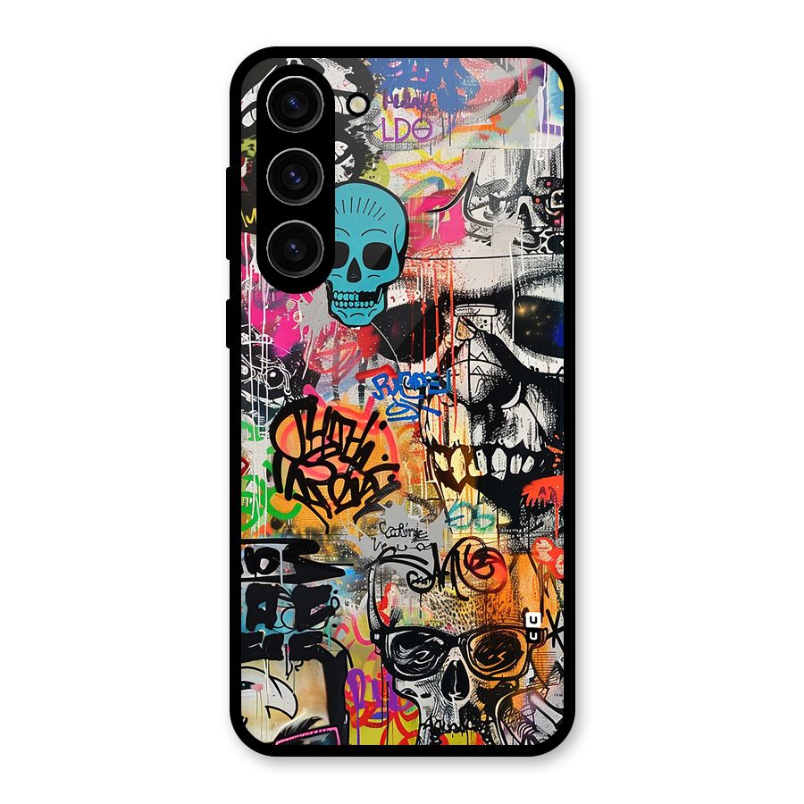 Amazing Street Art Glass Back Case for Galaxy S23 Plus