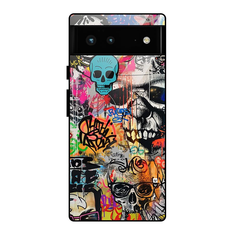 Amazing Street Art Glass Back Case for Google Pixel 6
