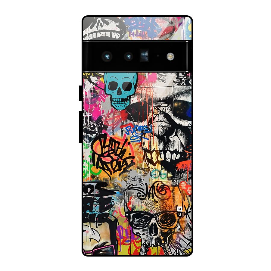 Amazing Street Art Glass Back Case for Google Pixel 6 Pro