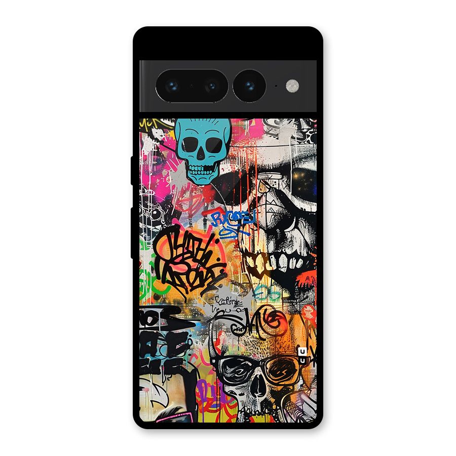 Amazing Street Art Glass Back Case for Google Pixel 7 Pro