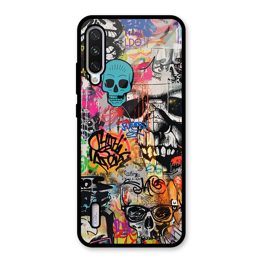 Amazing Street Art Glass Back Case for Mi A3
