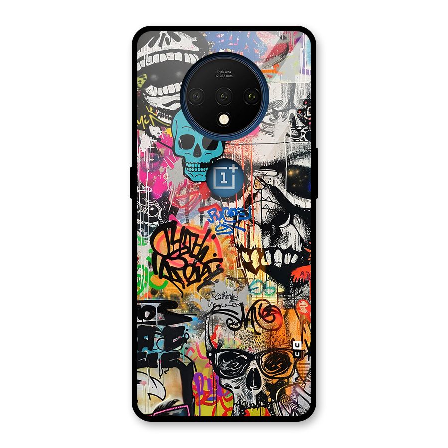 Amazing Street Art Glass Back Case for OnePlus 7T