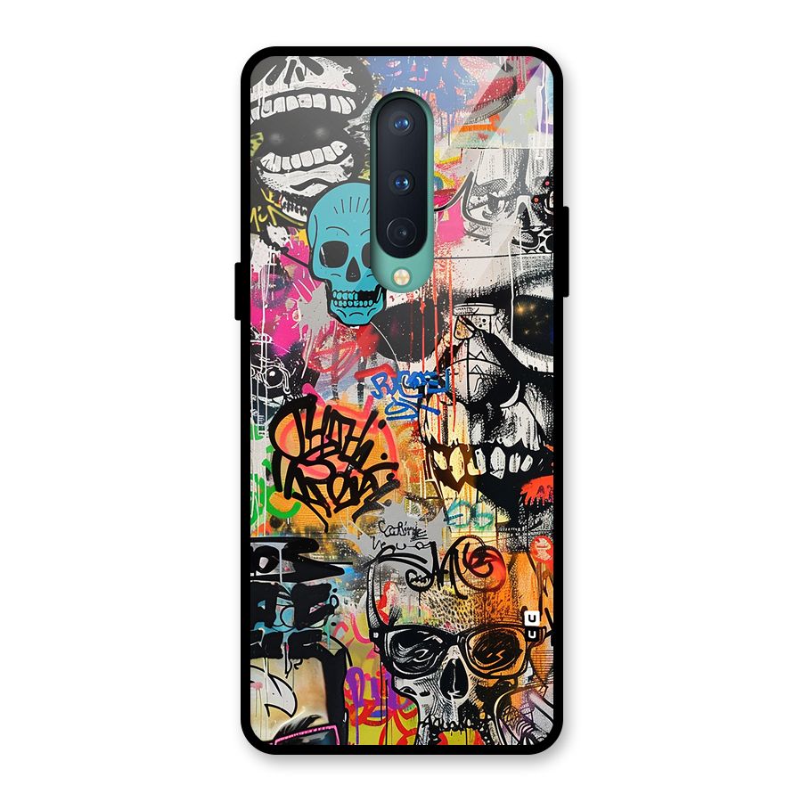 Amazing Street Art Glass Back Case for OnePlus 8