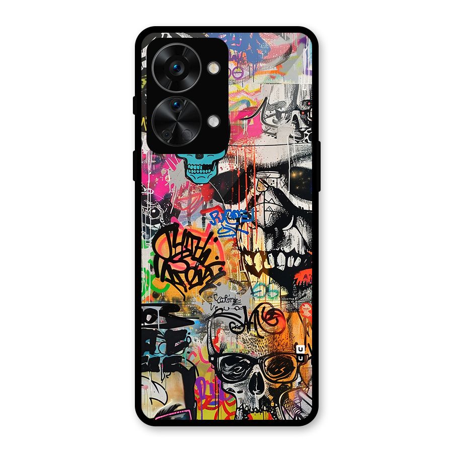 Amazing Street Art Glass Back Case for OnePlus Nord 2T
