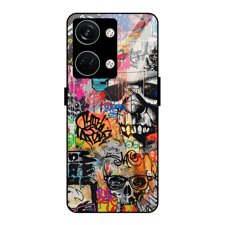 Amazing Street Art Glass Back Case for Oneplus Nord 3