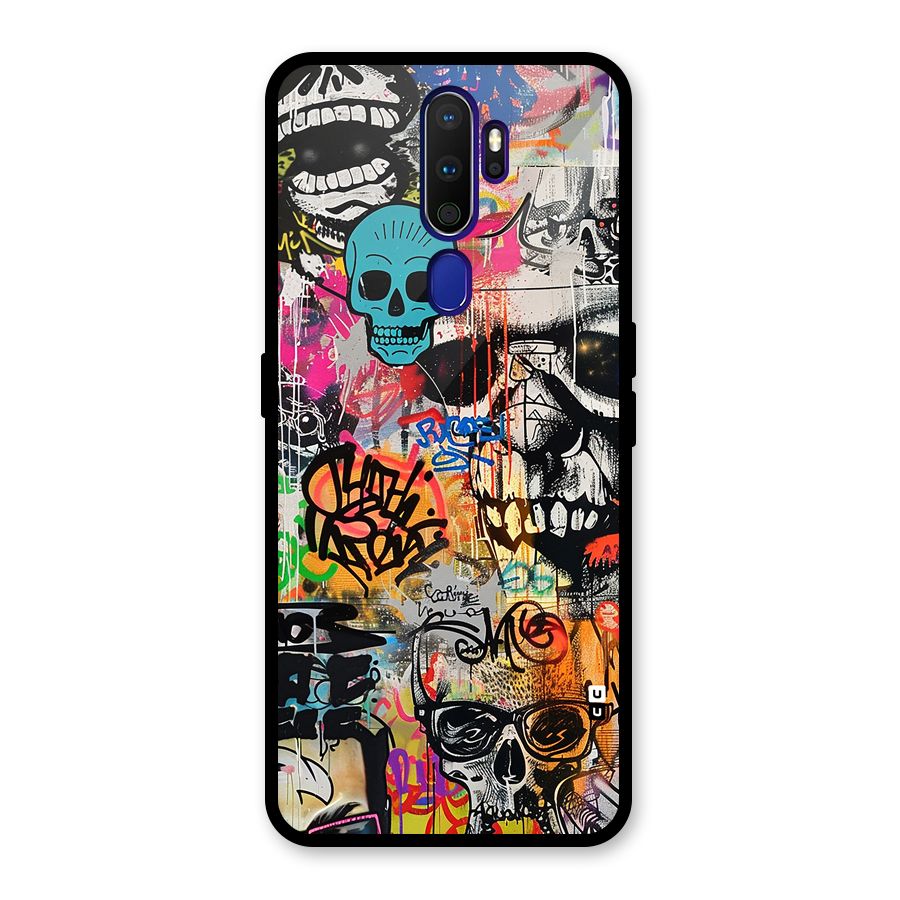 Amazing Street Art Glass Back Case for Oppo A9 (2020)