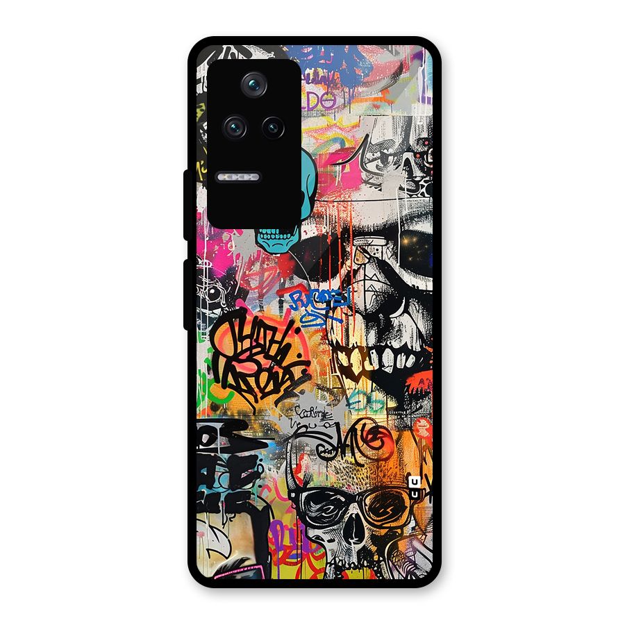 Amazing Street Art Glass Back Case for Poco F4 5G