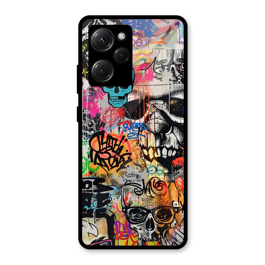 Amazing Street Art Glass Back Case for Poco X5 Pro