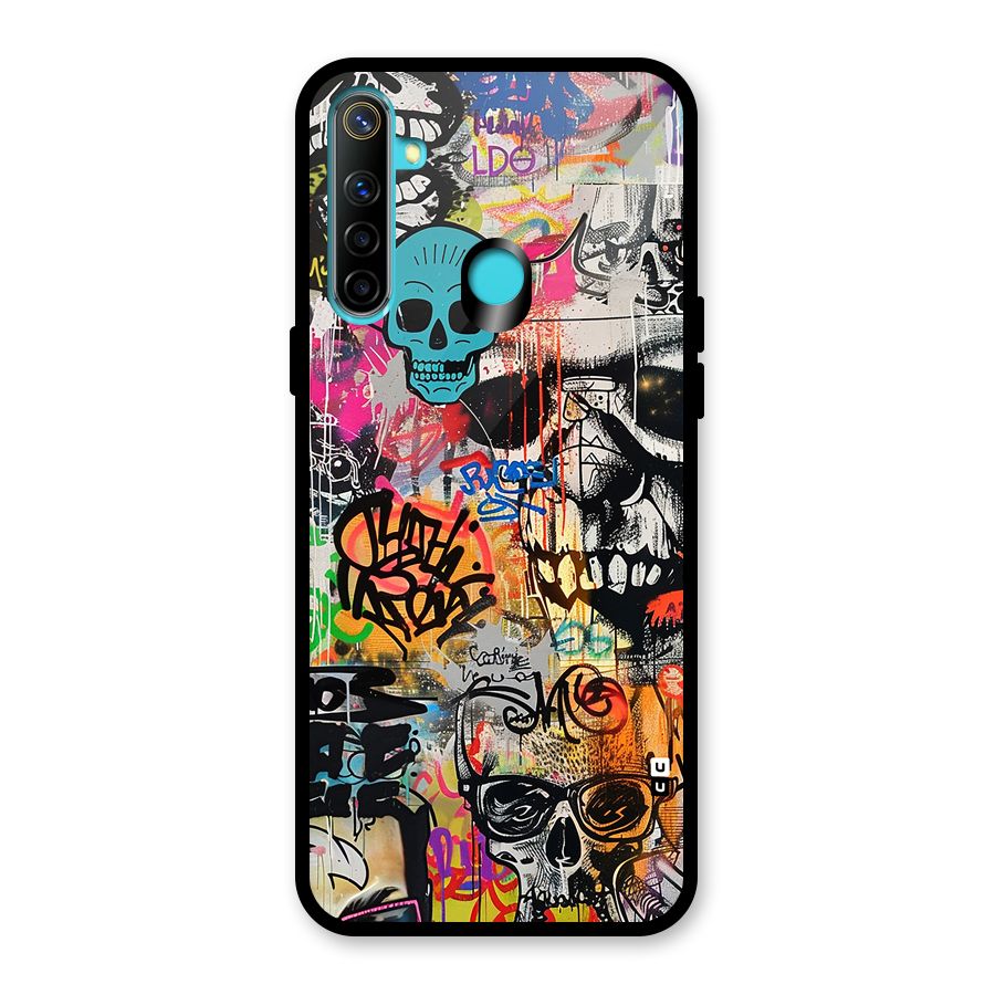 Amazing Street Art Glass Back Case for Realme 5i