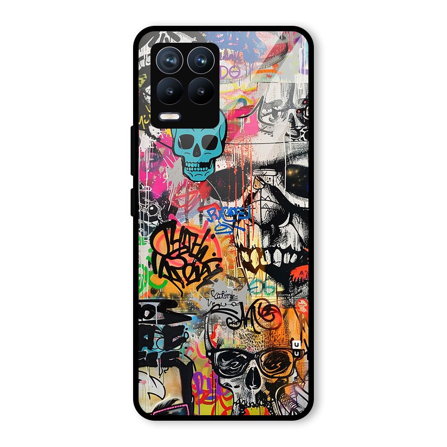 Amazing Street Art Glass Back Case for Realme 8
