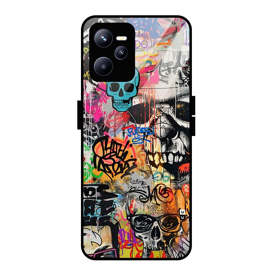 Amazing Street Art Glass Back Case for Realme C35