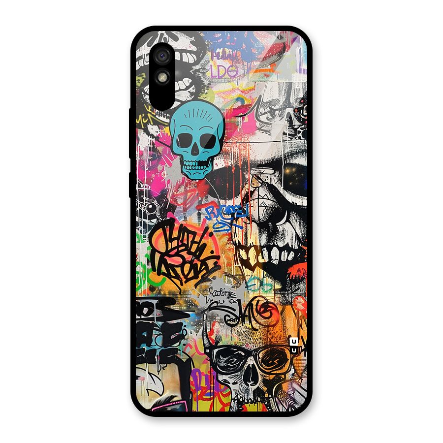 Amazing Street Art Glass Back Case for Redmi 9i