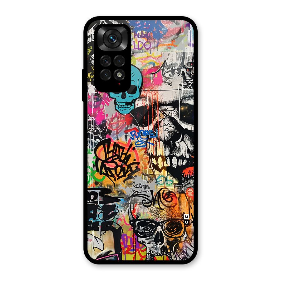 Amazing Street Art Glass Back Case for Redmi Note 11