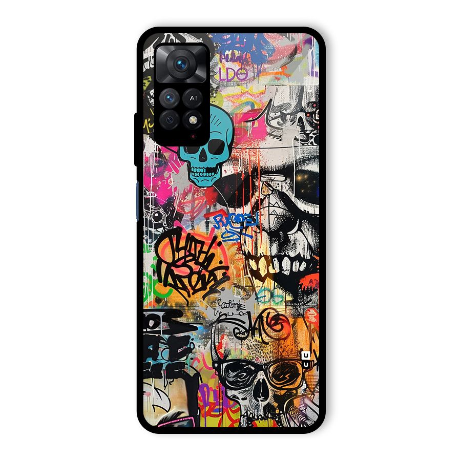 Amazing Street Art Glass Back Case for Redmi Note 11 Pro
