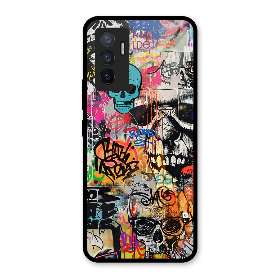 Amazing Street Art Glass Back Case for Vivo V23e