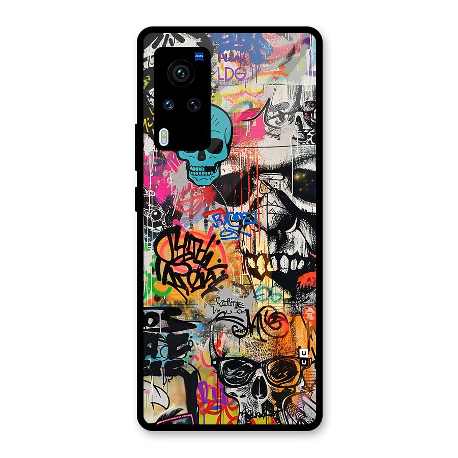 Amazing Street Art Glass Back Case for Vivo X60 Pro