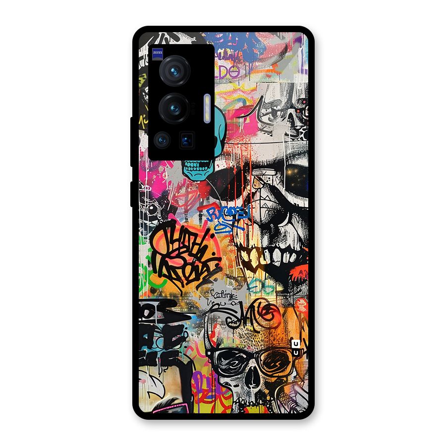 Amazing Street Art Glass Back Case for Vivo X70 Pro