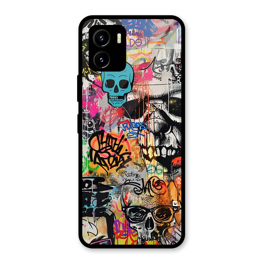 Amazing Street Art Glass Back Case for Vivo Y15s