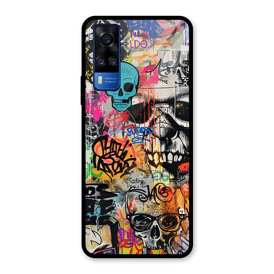 Amazing Street Art Glass Back Case for Vivo Y31