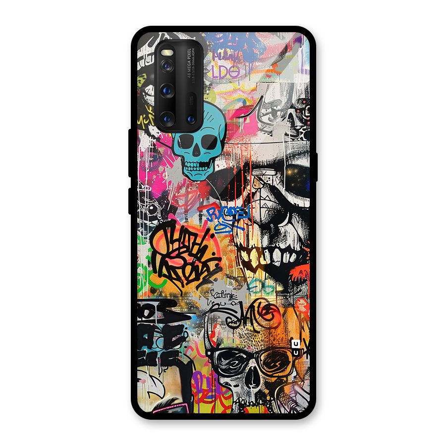 Amazing Street Art Glass Back Case for Vivo iQOO 3