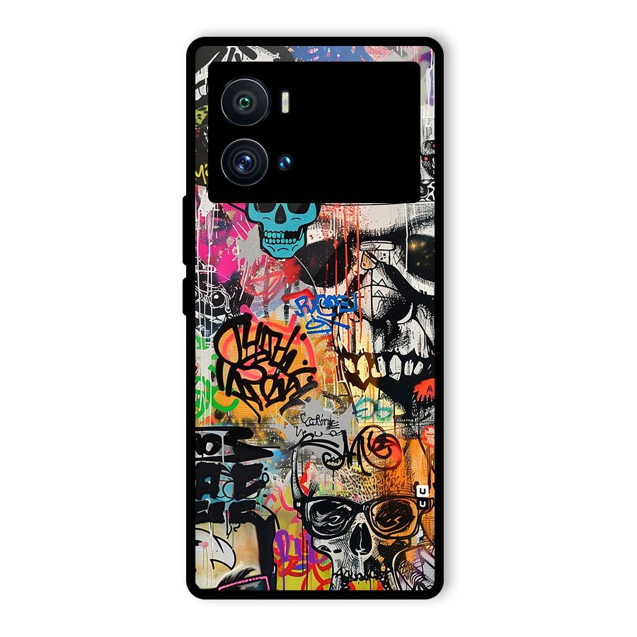 Amazing Street Art Glass Back Case for Vivo iQOO 9 Pro