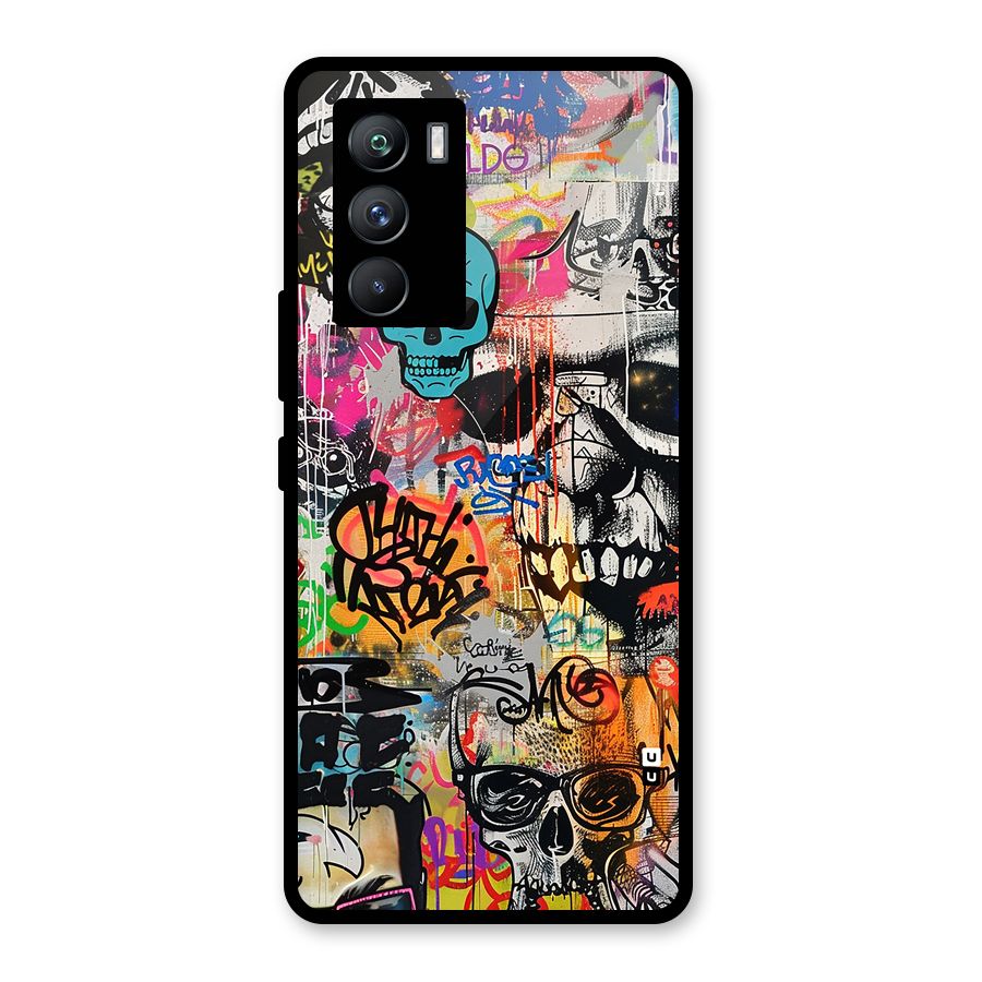 Amazing Street Art Glass Back Case for Vivo iQOO 9 SE