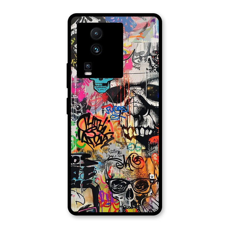 Amazing Street Art Glass Back Case for Vivo iQOO Neo 7