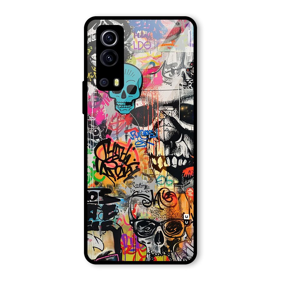 Amazing Street Art Glass Back Case for Vivo iQOO Z3