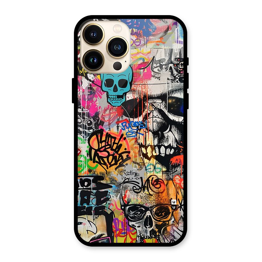 Amazing Street Art Glass Back Case for iPhone 13 Pro Max