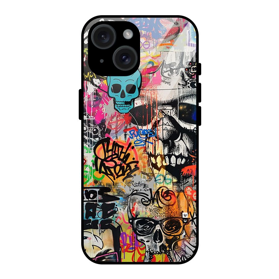 Amazing Street Art Glass Back Case for iPhone 15