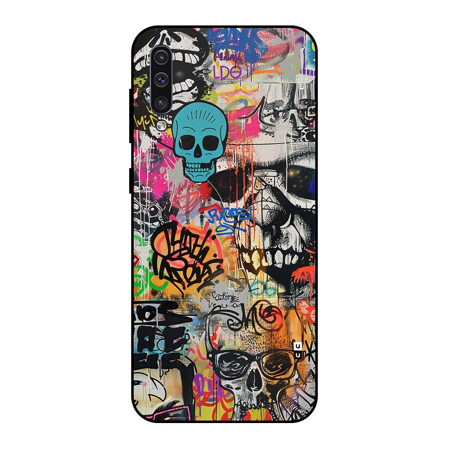 Amazing Street Art Metal Back Case for Galaxy A50s