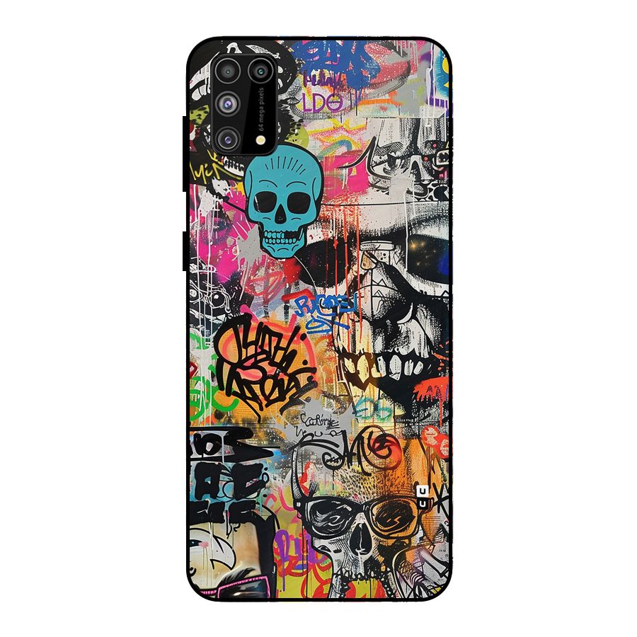 Amazing Street Art Metal Back Case for Galaxy F41
