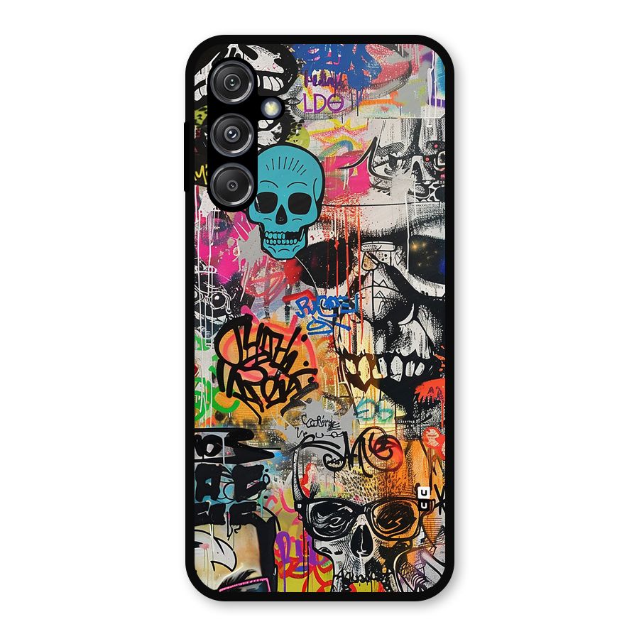 Amazing Street Art Metal Back Case for Galaxy M34 5G