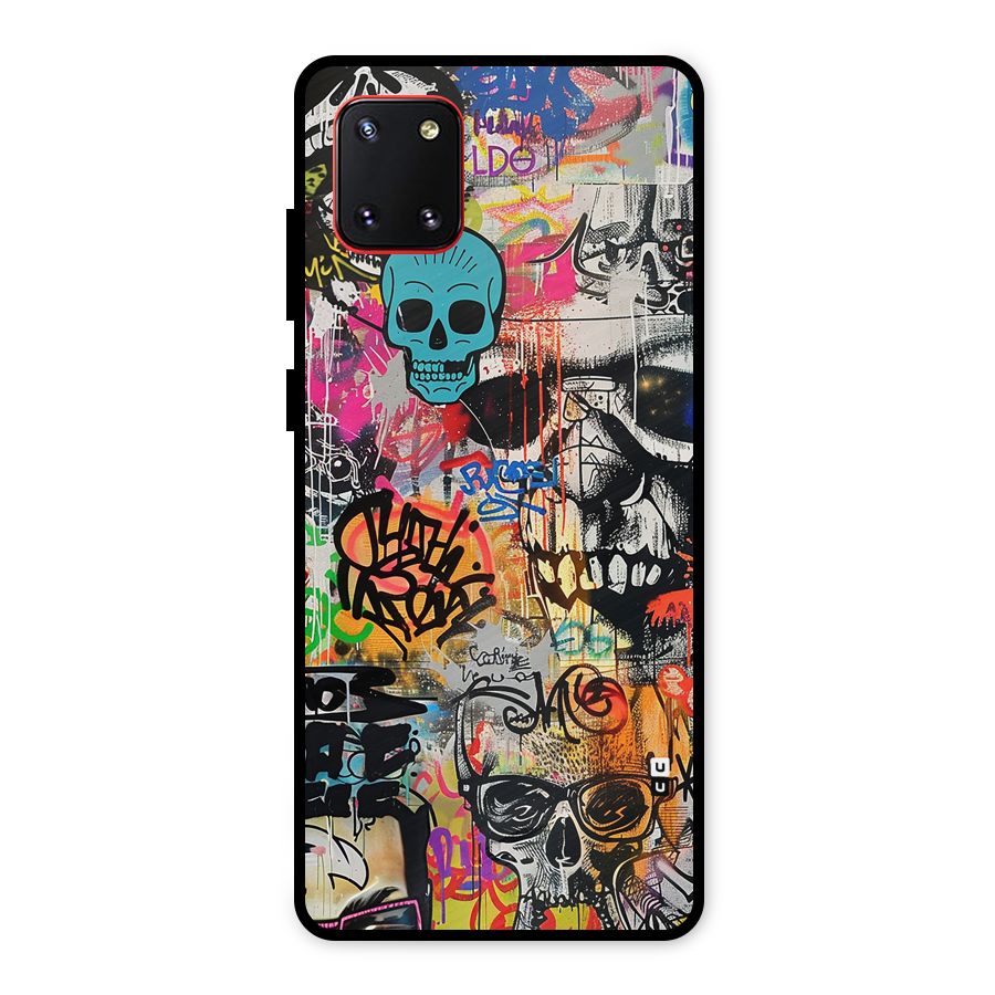 Amazing Street Art Metal Back Case for Galaxy Note 10 Lite