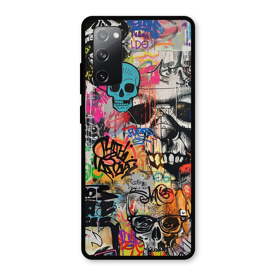 Amazing Street Art Metal Back Case for Galaxy S20 FE 5G